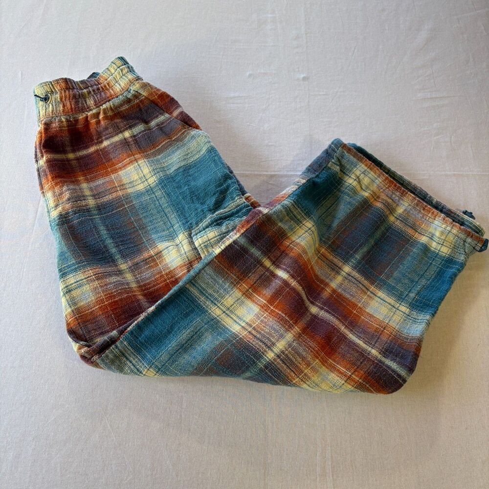 BDG Urban Outfitters Darren Plaid Flannel Cargo Pants Women's M Grunge